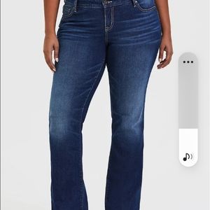Relaxed boot cut jeans